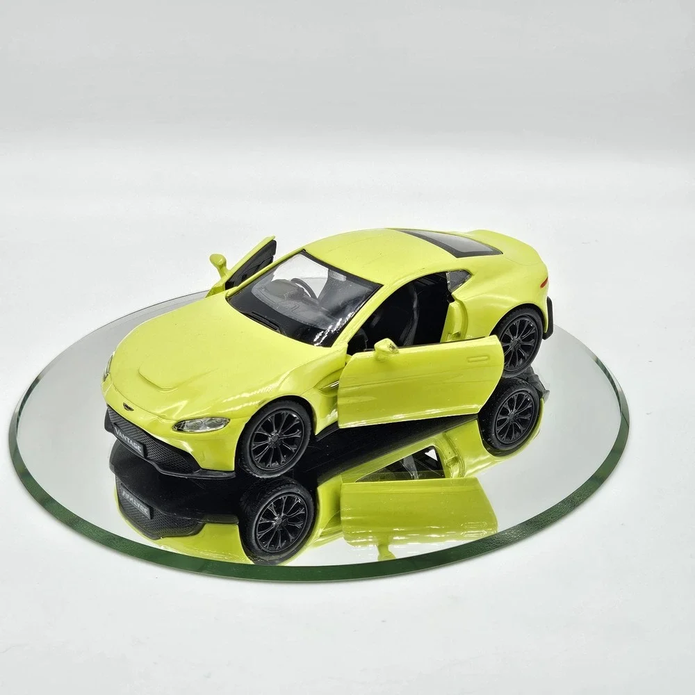 RMZ City Aston Martin Vantage Yellow Diecast Model Car 5 inch Pullback